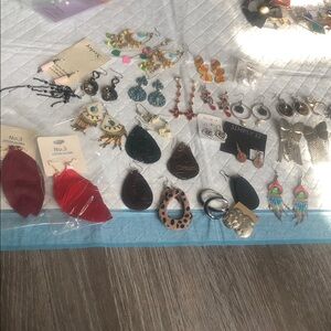 Assorted Women's Multi-Color Fashion Earrings Collection